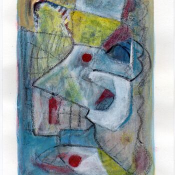 Painting titled "Small work No. 8" by Stephen Lucas, Original Artwork, Acrylic