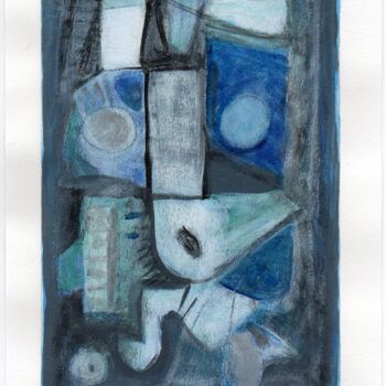 Ζωγραφική με τίτλο "Small work No. 9" από Stephen Lucas, Αυθεντικά έργα τέχνης, Ακρυλικό