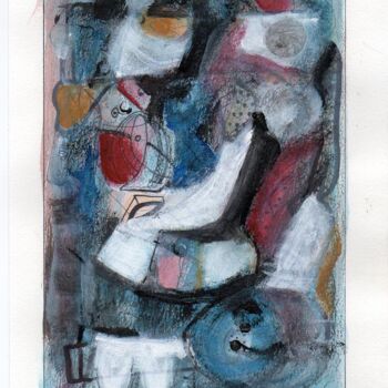 Painting titled "Small work No. 10" by Stephen Lucas, Original Artwork, Acrylic
