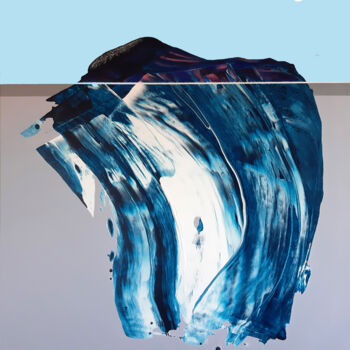 Painting titled "Introspeção 01" by Vitor Moinhos, Original Artwork, Acrylic