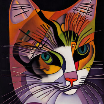Digital Arts titled "Moussy" by L.Roche, Original Artwork, Acrylic