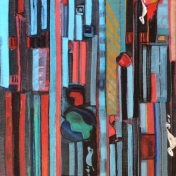 Peinture intitulée "sans Titre" par Clo Lecouturier, Œuvre d'art originale, Acrylique Monté sur Châssis en bois