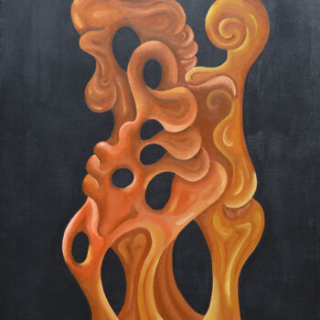 Pintura intitulada "La Stravaganza II" por Remy Ulloa, Obras de arte originais, Acrílico Montado em Armação em madeira