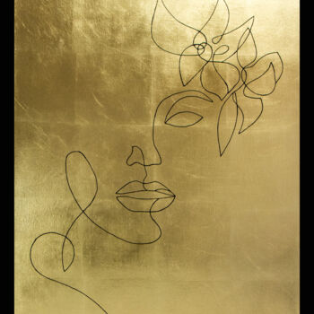 Malerei mit dem Titel "Belle de jour" von Mariya Velychko, Original-Kunstwerk, Acryl Auf Keilrahmen aus Holz montiert