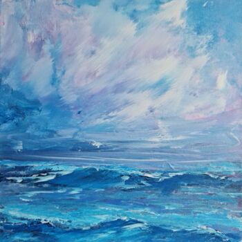 Malerei mit dem Titel "Cool breeze" von Sophia Kühn, Original-Kunstwerk, Acryl