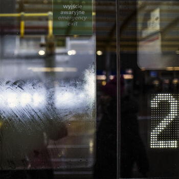 Photographie intitulée "Emergency exit. Aft…" par Marta Lesniakowska, Œuvre d'art originale, Photographie numérique