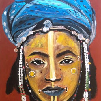 Painting titled "WODA" by Eléart, Original Artwork, Acrylic