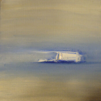 Painting titled "Espace 3" by Nelly Carnet, Original Artwork, Acrylic Mounted on Wood Stretcher frame