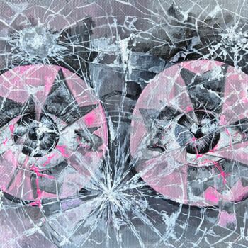 Painting titled "«Умирай столько раз…" by Elena Sagdeyeva, Original Artwork, Acrylic