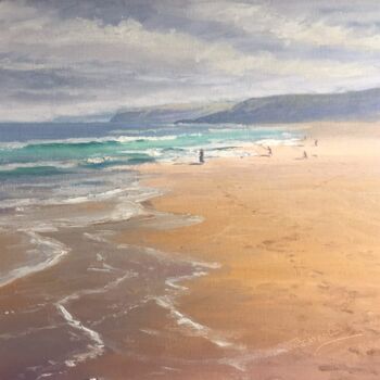 Painting titled "Landscape Painting…" by Jeremy Western, Original Artwork, Acrylic