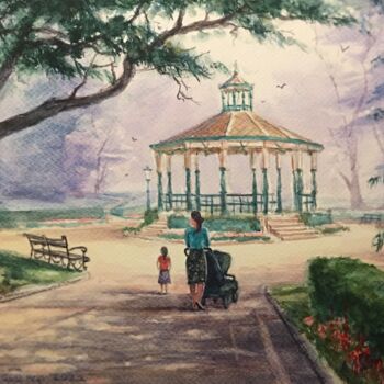 Painting titled "Watercolor Painting…" by Jeremy Western, Original Artwork, Watercolor