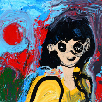 Peinture intitulée "Drifting Happiness(…" par Deokhyun Kang, Œuvre d'art originale, Bombe aérosol