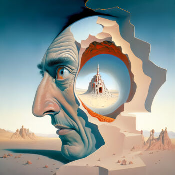 Digital Arts titled "Where is My Mind? 3" by Jean Luc Michon, Original Artwork, AI generated image