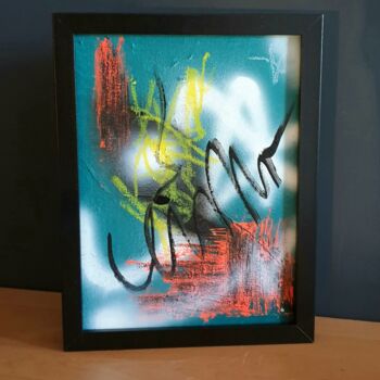 Peinture intitulée "Bazar" par Julie Verhague, Œuvre d'art originale, Acrylique Monté sur Châssis en bois