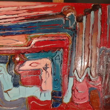 Malerei mit dem Titel "l 'art de l 'esprit…" von Frederic Servian, Original-Kunstwerk, Öl