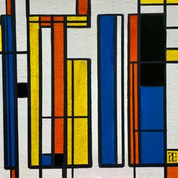 「The author's painti…」というタイトルの絵画 Elena Artgentによって, オリジナルのアートワーク, アクリル ウッドパネルにマウント