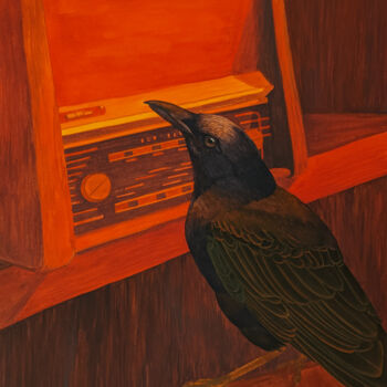 제목이 "Waiting for the news"인 미술작품 Karina Danylchuk로, 원작, 수채화