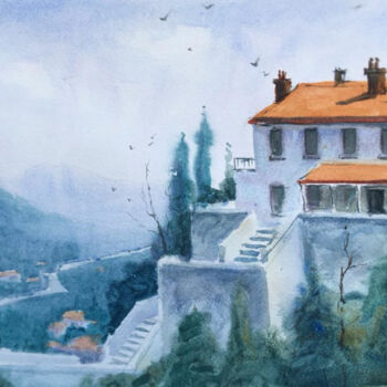 Painting titled "Watercolor Painting…" by Jeremy Western, Original Artwork, Watercolor