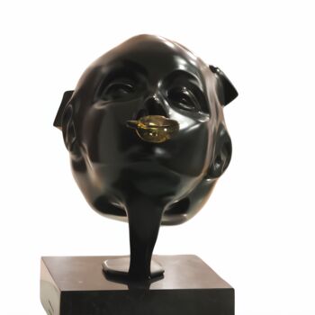 Γλυπτική με τίτλο "Mirada de Mujer" από Hector Acevedo, Αυθεντικά έργα τέχνης, Μπρούντζος