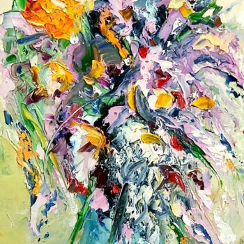 Painting titled "COLORS OF LIFE" by Alexey Smirnov (SAVART), Original Artwork, Oil