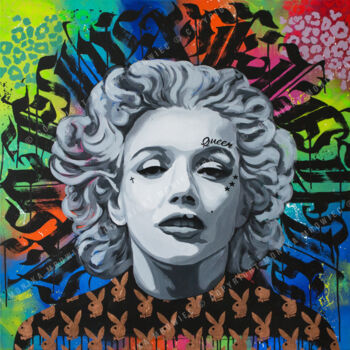 Peinture intitulée "You should see me i…" par Monika Mrowiec, Œuvre d'art originale, Acrylique Monté sur Châssis en bois