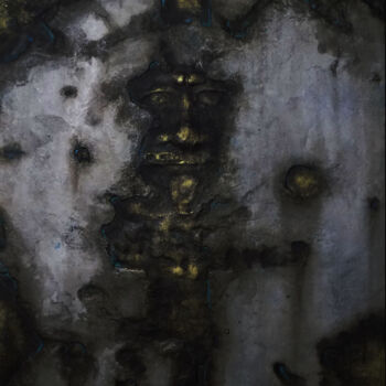 Painting titled "ARTIFACT 6.01" by Dmitriy Zazimko, Original Artwork, Acrylic