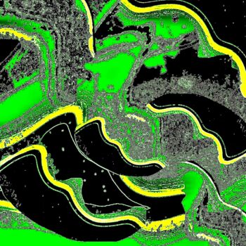 Fotografie mit dem Titel "The Wave 104b4" von Ken Lerner, Original-Kunstwerk, Digitale Fotografie