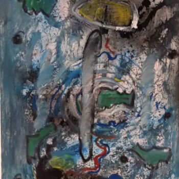 Peinture intitulée "cosmic nature" par Karel Stoop, Œuvre d'art originale, Huile Monté sur Châssis en bois