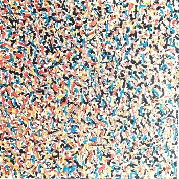 Peinture intitulée ""Où est R ?"" par Renaud Angerville-Langlois, Œuvre d'art originale, Acrylique Monté sur Châssis en bois