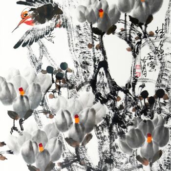 제목이 "Pure white 洁净 （No.F…"인 미술작품 Dayou Lu로, 원작, 안료