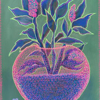 Pintura titulada "Original painting “…" por Olga Rokhmanyuk (ROArtUS), Obra de arte original, Acrílico