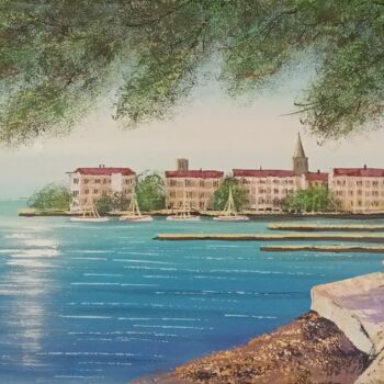 「Porec, Croatia and…」というタイトルの絵画 Filip Petrovicによって, オリジナルのアートワーク, アクリル