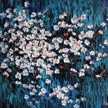 Peinture intitulée "Spring" par Haykuhi Khachatryan, Œuvre d'art originale, Huile