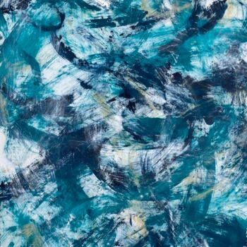 Malerei mit dem Titel "Time To Shine" von Andreas Angleitner, Original-Kunstwerk, Acryl
