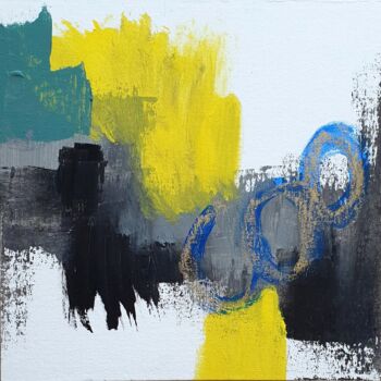 Peinture intitulée "Imitation" par Julie Verhague, Œuvre d'art originale, Acrylique Monté sur Carton