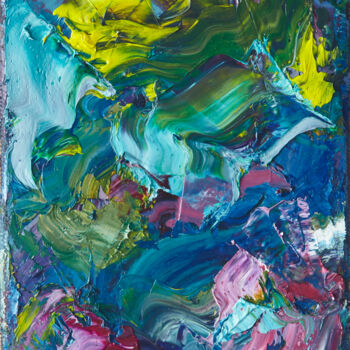 Malarstwo zatytułowany „Colourscape 9” autorstwa Simon Findlay, Oryginalna praca, Olej