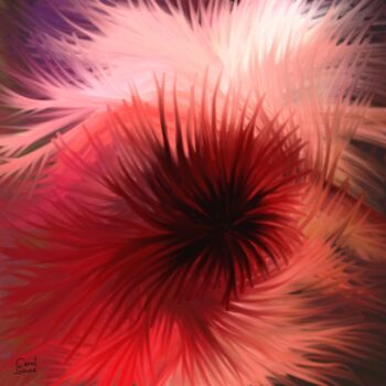 数字艺术 标题为“Espiral de Luz y Co…” 由Carol Sousa Cuello, 原创艺术品, 数字油画
