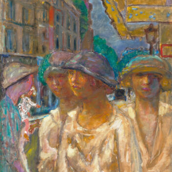 Peinture intitulée "Jeunes femmes dans…" par Pierre Bonnard, Œuvre d'art originale, Huile