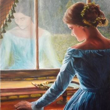 Painting titled "Songe d'un jour d'é…" by Frédéric Boirie, Original Artwork, Acrylic Mounted on Wood Stretcher frame