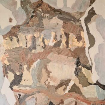 Pittura intitolato "Scarp Face 5" da Magee, Opera d'arte originale, Acrilico Montato su Telaio per barella in legno
