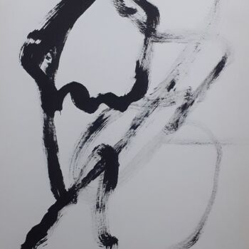 Pittura intitolato "Poupée" da Solene Kitayama, Opera d'arte originale, Inchiostro