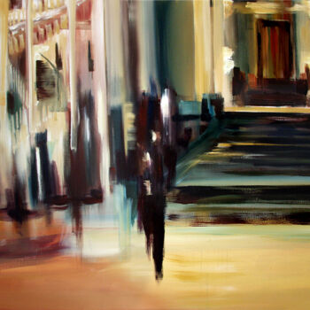 Painting titled "Betrachter" by Robert Hettich, Original Artwork, Acrylic