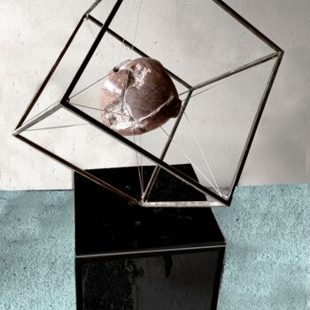 Sculpture titled "2021 . C12" by Alain Despres, Original Artwork, Stone