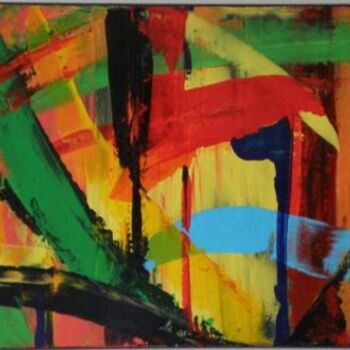Pintura titulada "Abstract jungle" por Vcasey, Obra de arte original