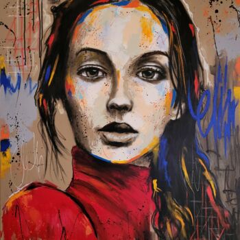 Peinture intitulée "Fanny" par Sébastien Klein, Œuvre d'art originale, Acrylique Monté sur Châssis en bois