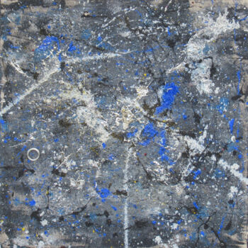 Peinture intitulée "Valse de glace" par Sébastien Hauduc, Œuvre d'art originale, Acrylique Monté sur Châssis en bois