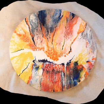 Pittura intitolato "Abstract Collage" da Heather Crowther, Opera d'arte originale, Acrilico
