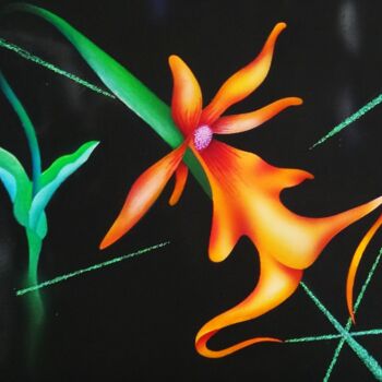 Schilderij getiteld "Sublime" door Heather Crowther, Origineel Kunstwerk, Acryl