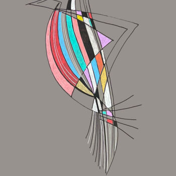 Painting titled "Sans Titre 4" by Arnaud Dromigny, Original Artwork, Acrylic
