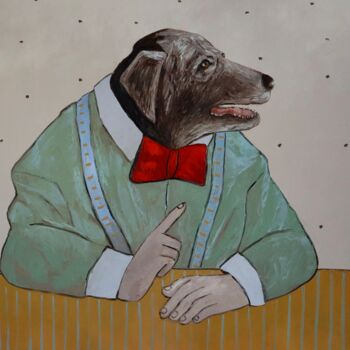 Painting titled "The Duke" by Ta Byrne, Original Artwork, Oil